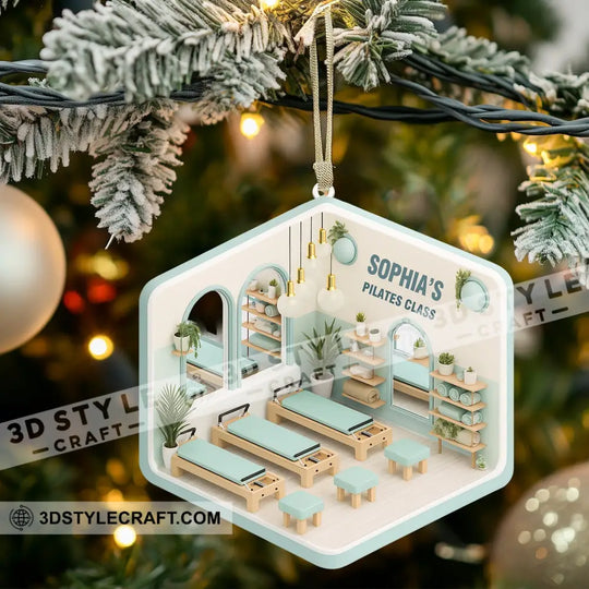 Pilates Class Corner Home Decor, Christmas Ornament, Personalized Ornament style option 3