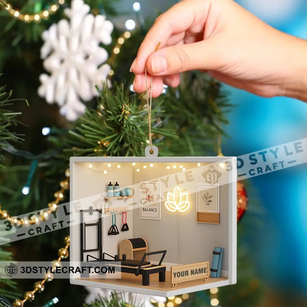 Pilates Corner Home Decor Christmas Ornament Personalized Ornament Ornament
