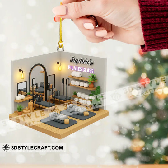 Pilates Room Home Decor, Christmas Ornament, Personalized Ornament style option 2
