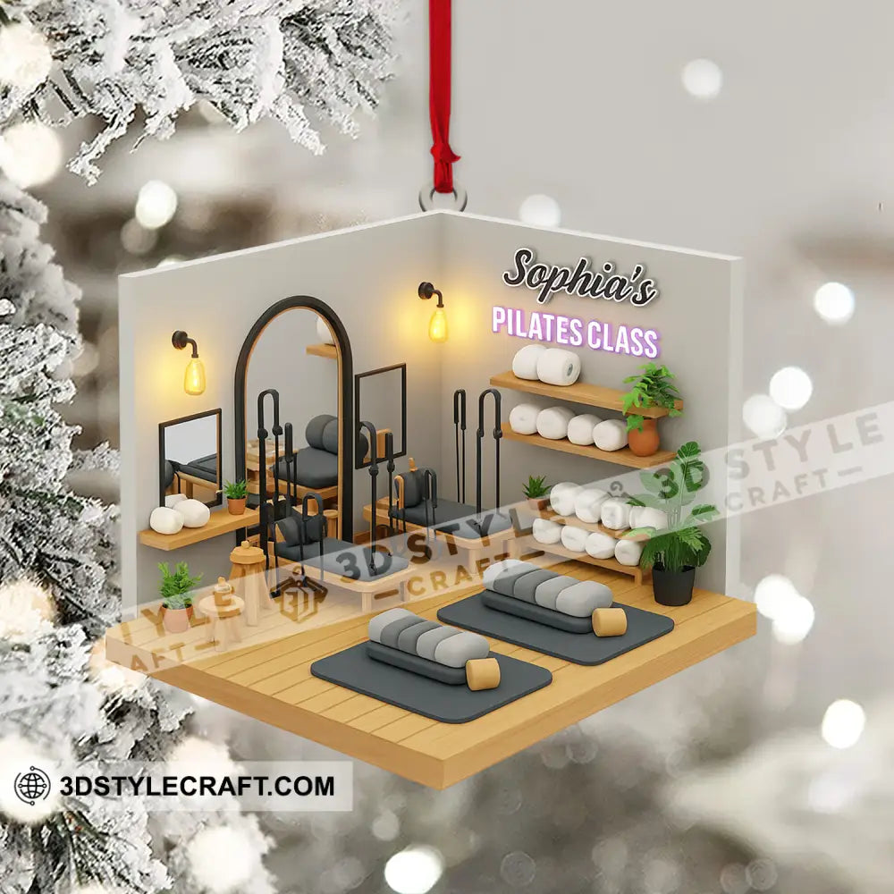 Pilates Room Home Decor Christmas Ornament Personalized Ornament Ornament