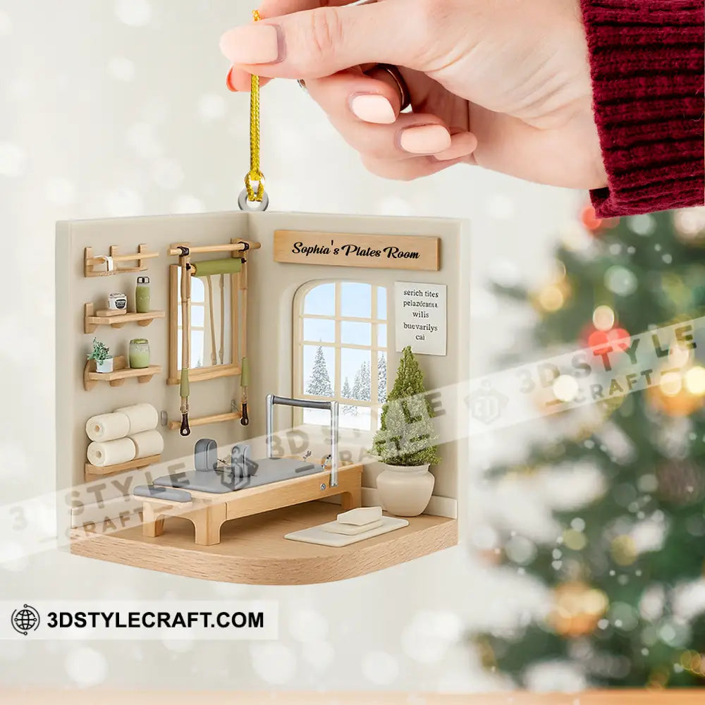 Pilates Room Home Decor Christmas Ornament Personalized Ornament Ornament