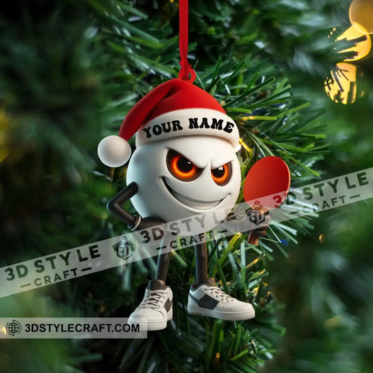 Ping Pong, Home Decor, Christmas Ornament, Personalized Ornament style option 4