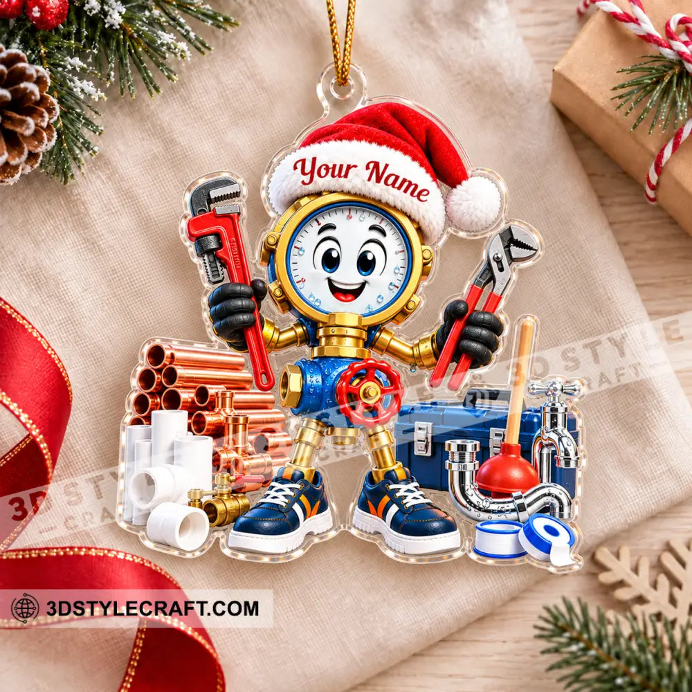 Plumber Home Decor Christmas Ornament Personalized Ornament - Ornament