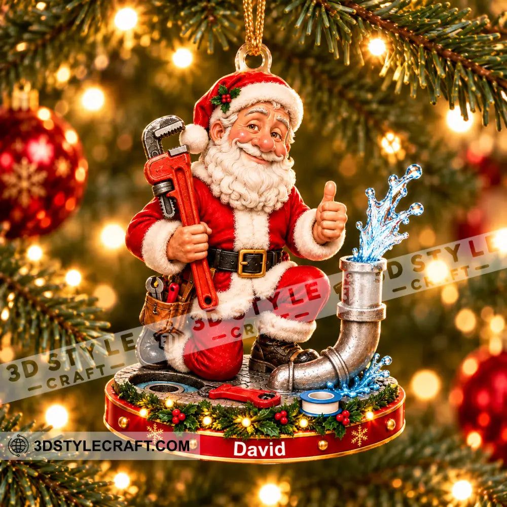Plumber Home Decor Christmas Ornament Personalized Ornament - Ornament