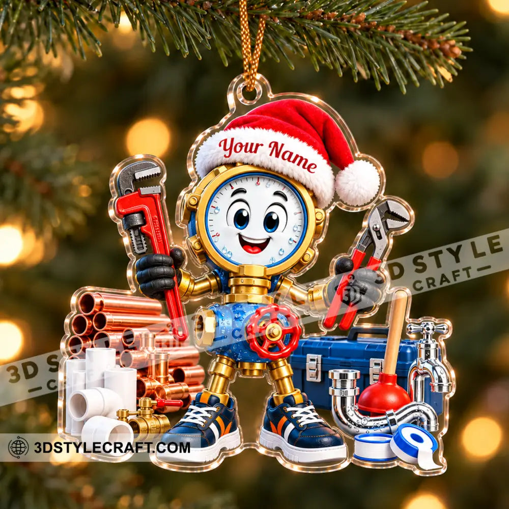 Plumber Home Decor Christmas Ornament Personalized Ornament - Ornament