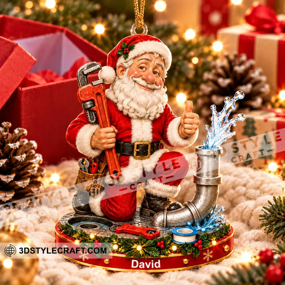 Plumber Home Decor Christmas Ornament Personalized Ornament - Ornament