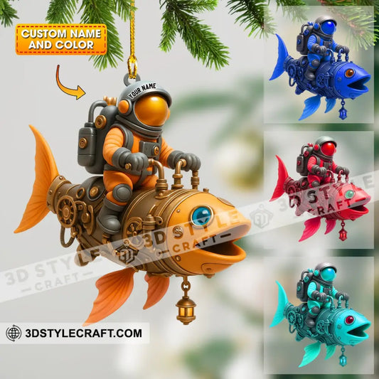Robot Home Decor Christmas Ornament Personalized Ornament 3.54’’ / 1 Ornament Ornament