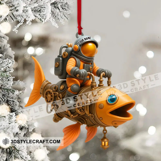 Robot Home Decor, Christmas Ornament, Personalized Ornament style option 4