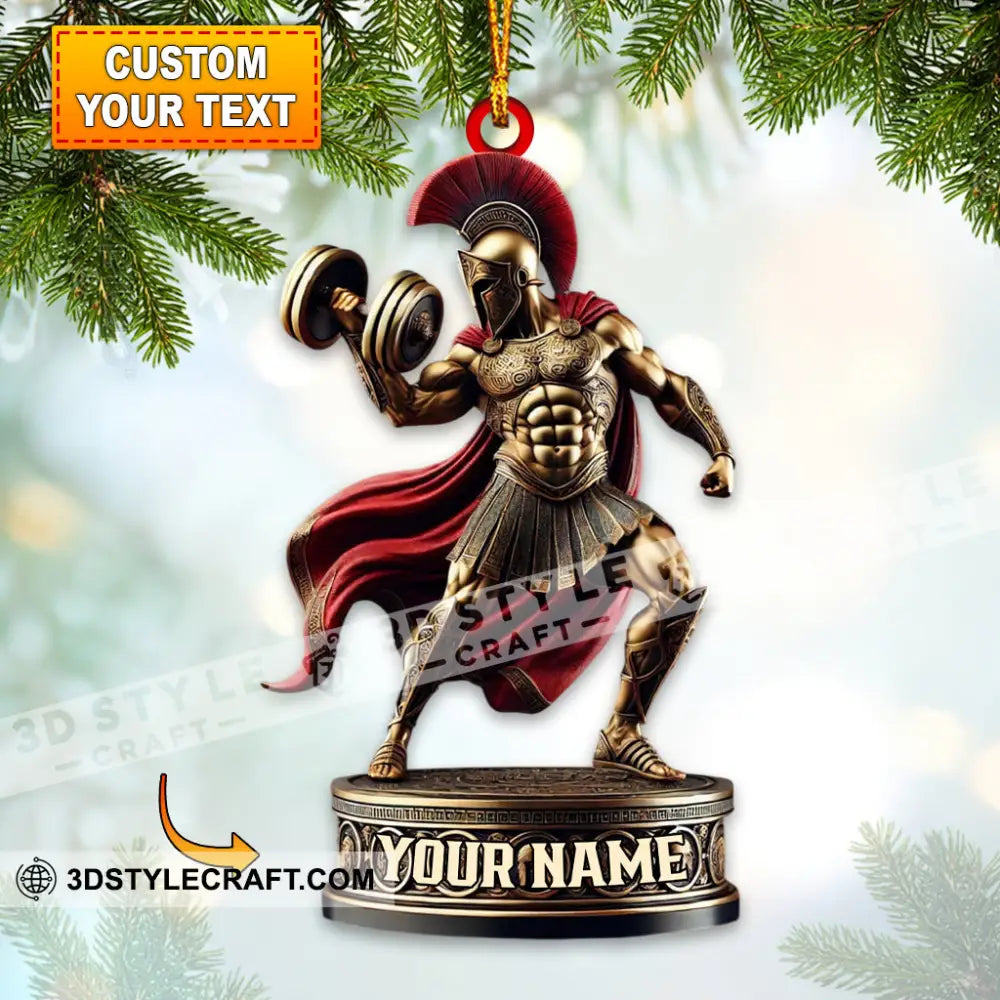 Roman Soldier Christmas Home Decor Ornament Personalized 3.54’’ / 1