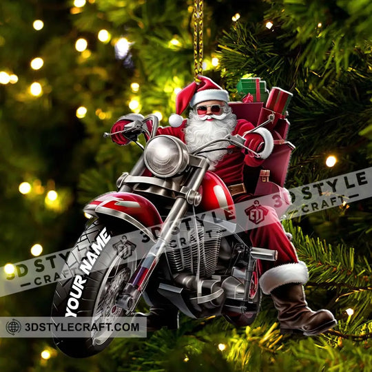 Santa Driver Home Decor, Christmas Ornament, Personalized Ornament style option 3
