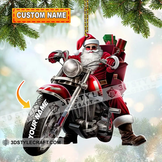 Santa Driver Home Decor, Christmas Ornament, Personalized Ornament style option 1