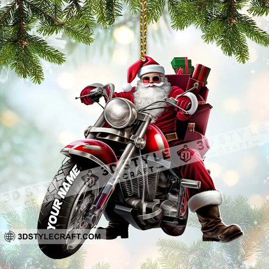 Santa Driver Home Decor, Christmas Ornament, Personalized Ornament style option 2