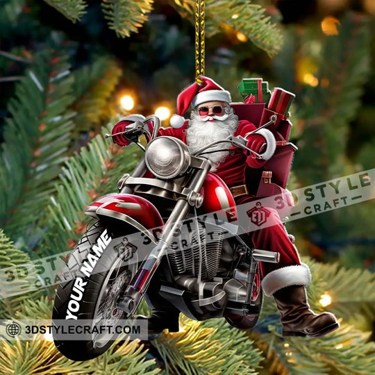 Santa Driver Home Decor, Christmas Ornament, Personalized Ornament style option 4