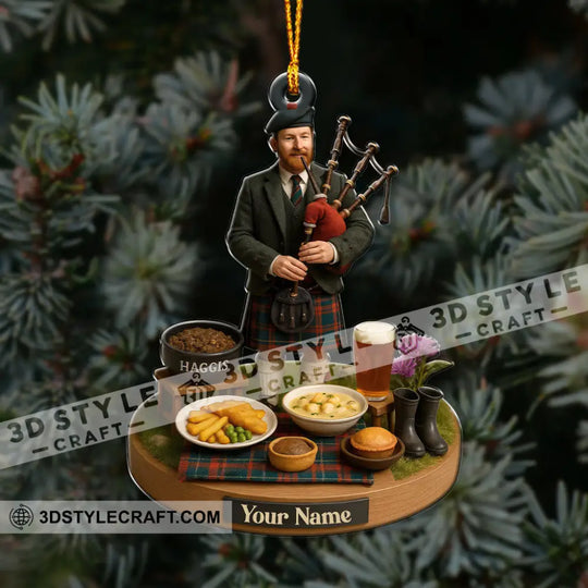 Scotland Party Home Decor, Christmas Ornament, Personalized Ornament style option 4