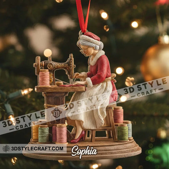 Sewing Christmas Home Decor, Christmas Ornament, Personalized Ornament style option 3
