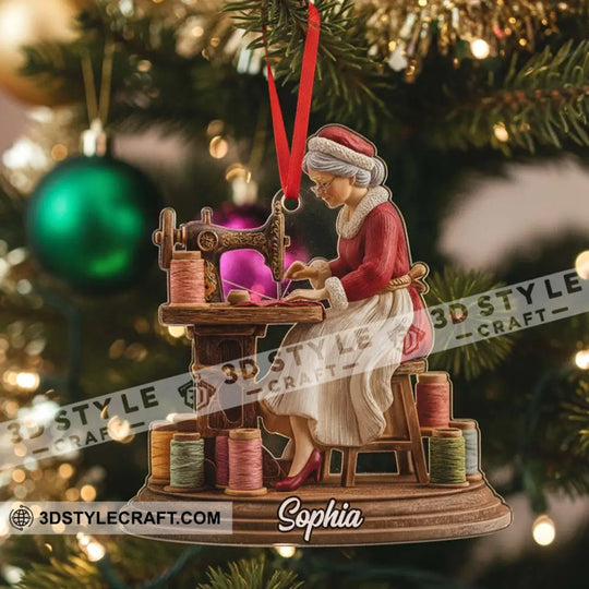 Sewing Christmas Home Decor, Christmas Ornament, Personalized Ornament style option 2