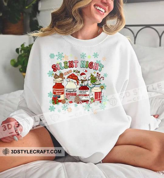Silent Night, Gift For Christmas Hoodie style option 2