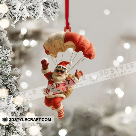 Skydiving, Home Decor, Christmas Ornament, Personalized Ornament style option 4