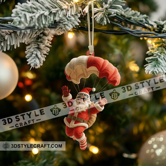 Skydiving, Home Decor, Christmas Ornament, Personalized Ornament style option 3