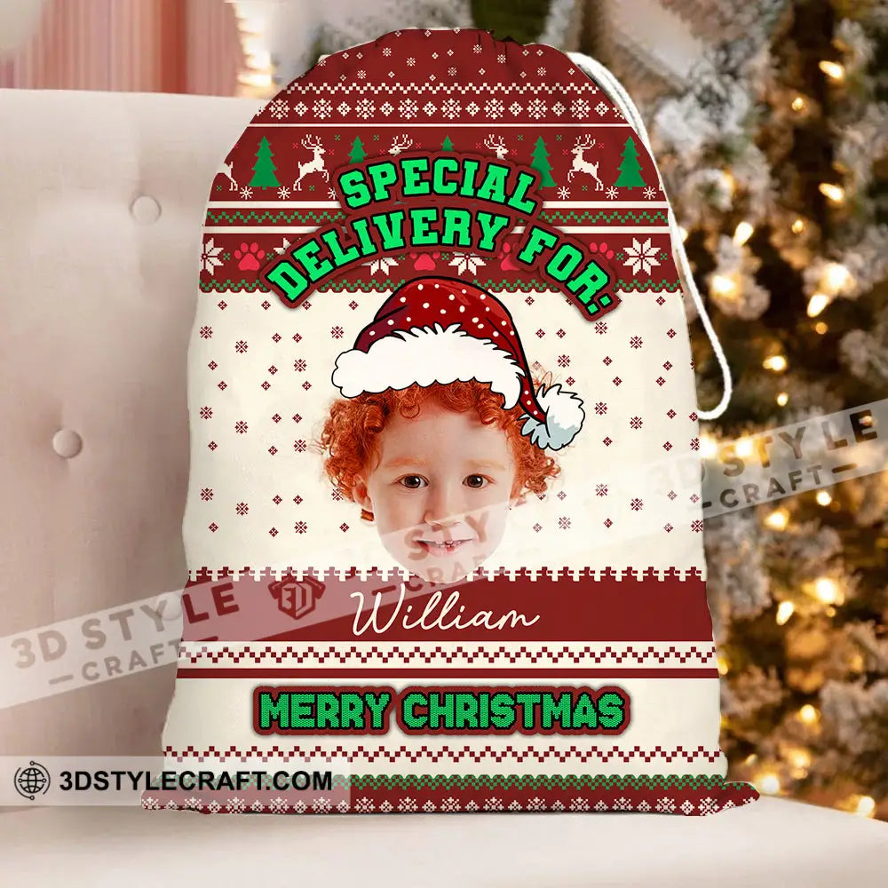 Special Delivery For Personalized Christmas String Bag