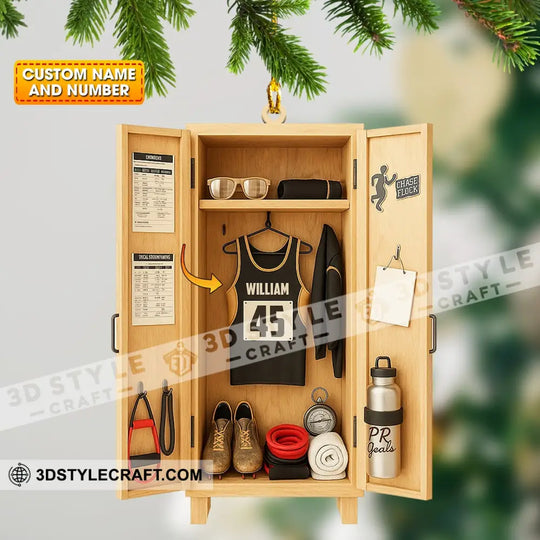 Sport Corner Home Decor, Christmas Ornament, Personalized Ornament style option 1