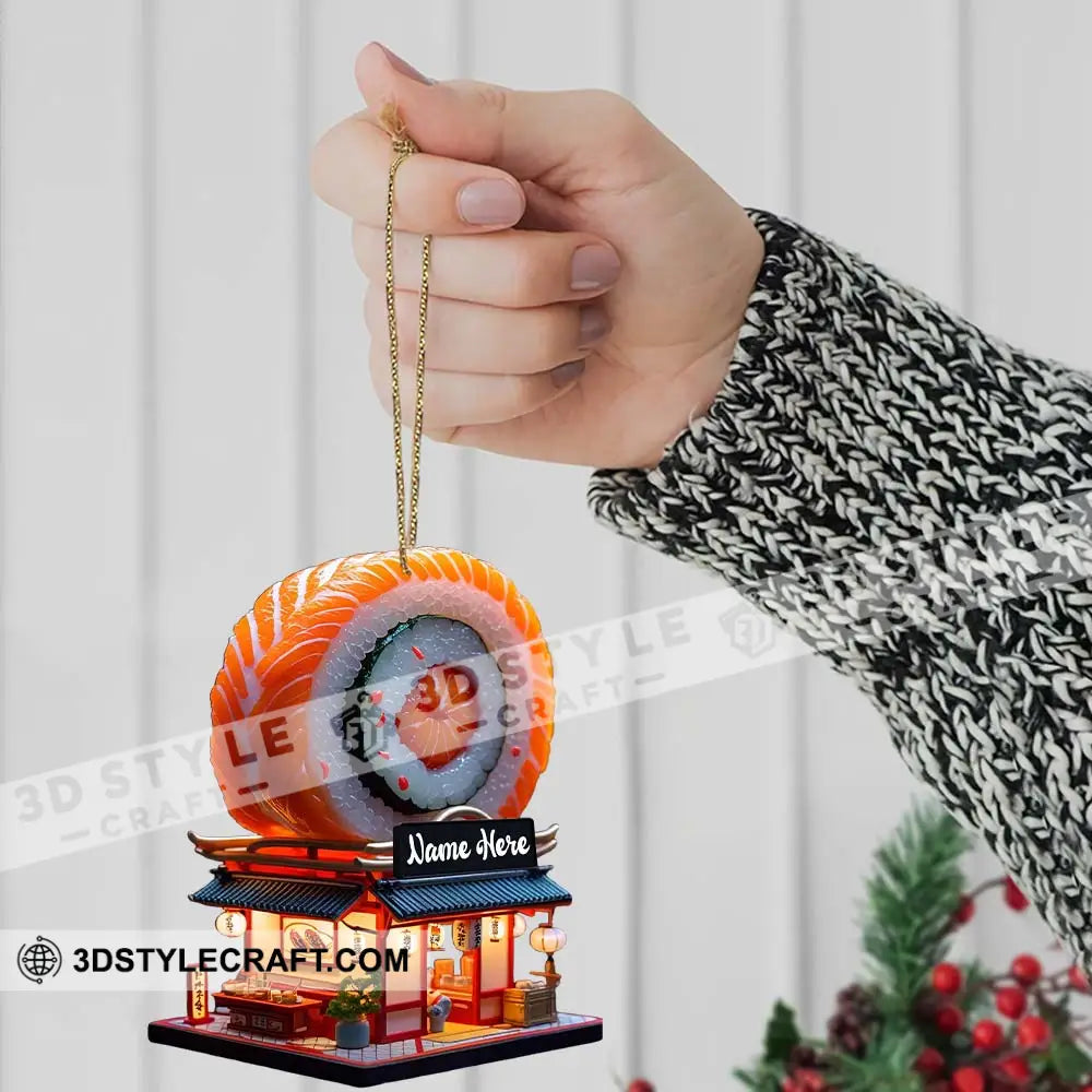Sushi Restaurant Home Decor Christmas Ornament Personalized Ornament Ornament