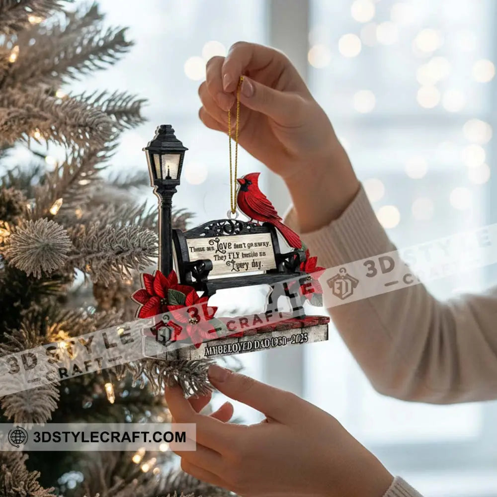 Those We Love Don’t Go Away The Fly Beside Us Every Day Home Decor Christmas Ornament Personalized Ornament Ornament