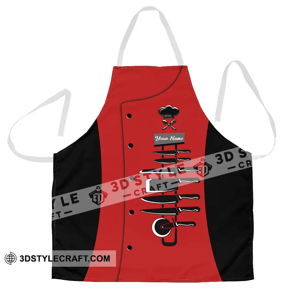 Unisex Apron - Custom Name For Chef Knife Collection