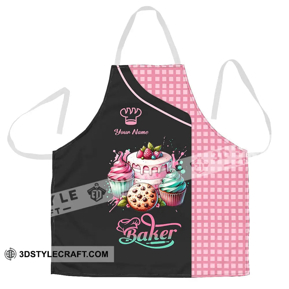 Unisex Apron - Custom Name Sweet Cake Apparel For Baker