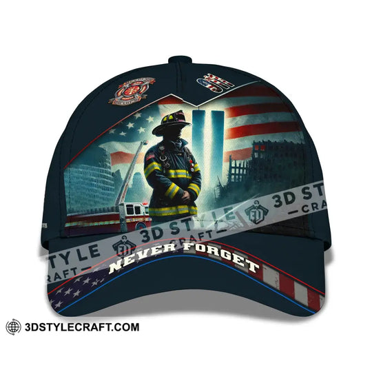 Unisex Cap, 09.11.01 Never Forget Classic Cap style option 2