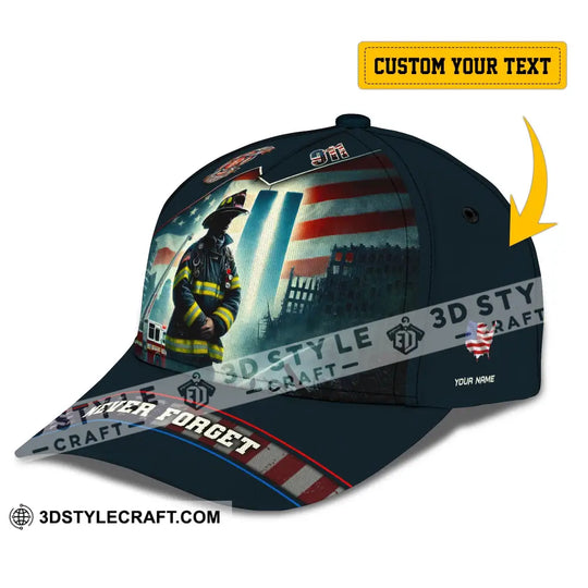 Unisex Cap, 09.11.01 Never Forget Classic Cap style option 1