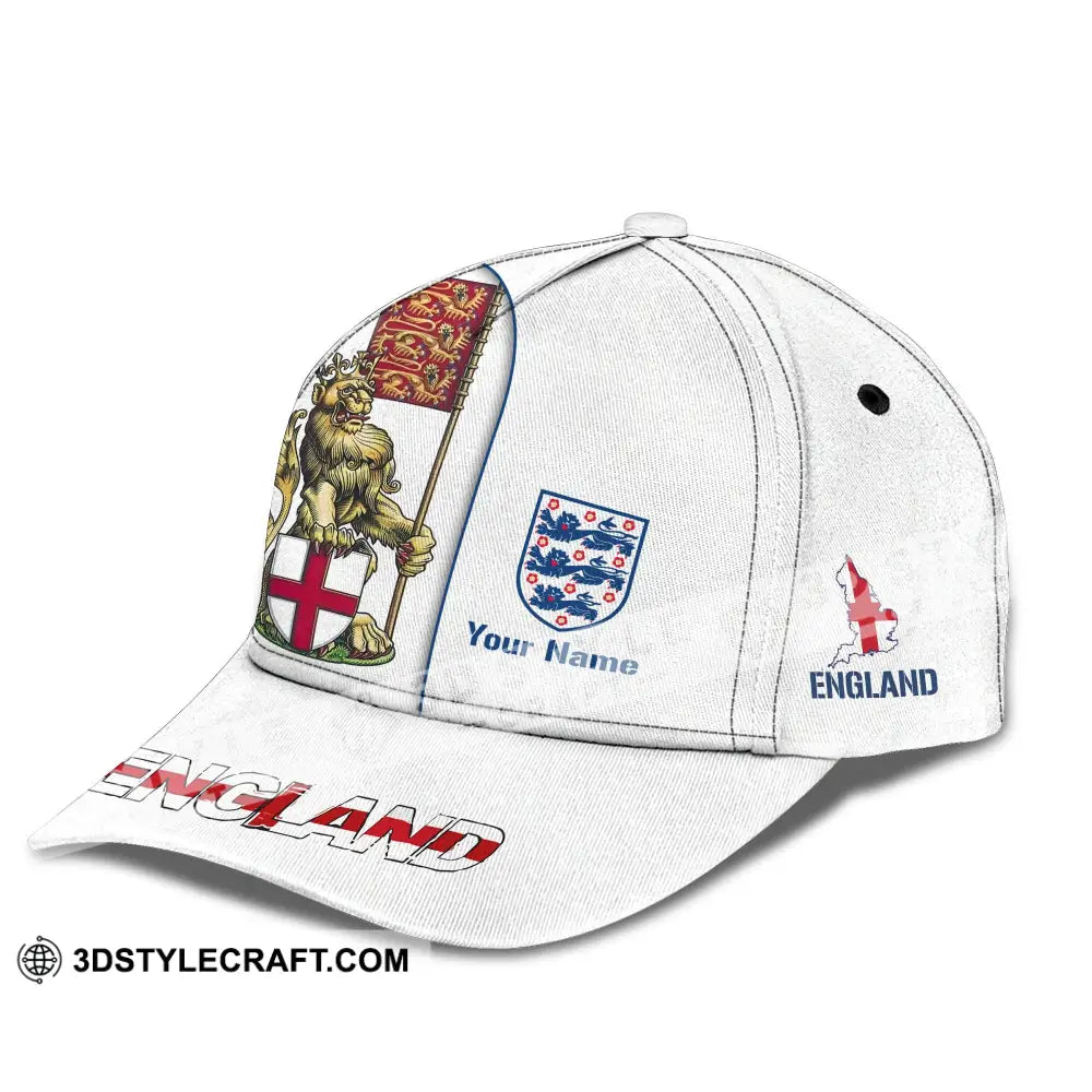 Unisex Cap Custom England Football Name The Three Lions