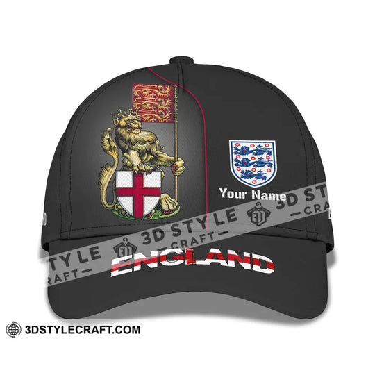 Unisex Cap,  Custom Name Cap - England Shirt Custom Cap style option 2