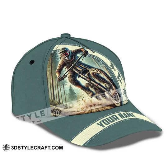 Unisex Cap, Custom Name Mountain Bike Hat style option 4