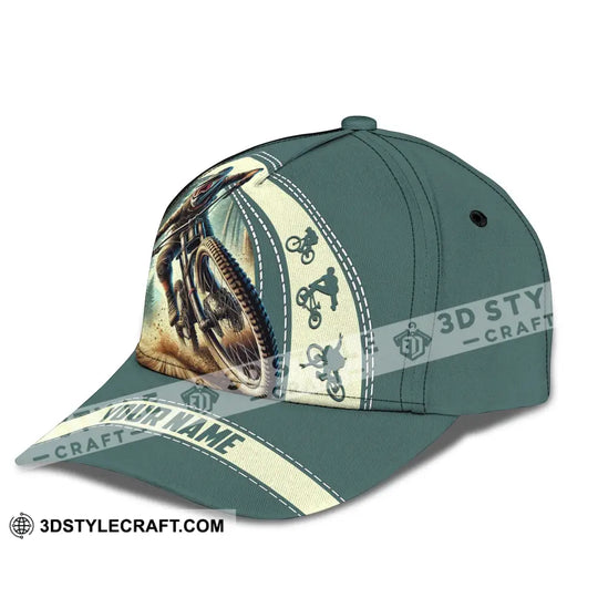 Unisex Cap, Custom Name Mountain Bike Hat style option 3