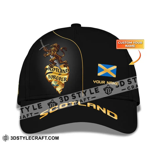 Unisex Cap, Custom Scotland Cap, Scotland Classic Cap, Scotland Hat style option 1