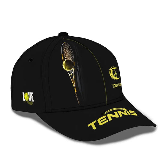 Unisex Cap, Custom Tennis Classic Cap, Tennis Hat, Gift for Tennis Lovers style option 3