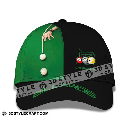 Unisex Cap, Personalized Billiard Classic Cap, Billiard Hat, Gift for Billiard Lovers style option 4