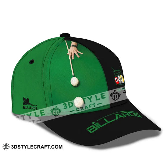 Unisex Cap, Personalized Billiard Classic Cap, Billiard Hat, Gift for Billiard Lovers style option 3