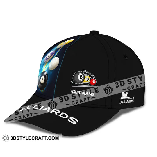 Unisex Cap, Personalized Billiards Classic Cap, Billiards Hat, Gift for Billiards Lovers style option 2