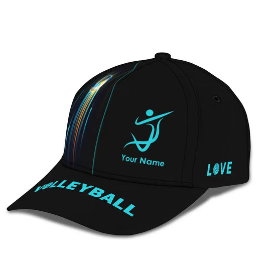 Unisex Cap, Personalized Volleyball Cap, Volleyball Classic Cap, Volleyball Hat, Gift for Volleyball Lovers style option 2
