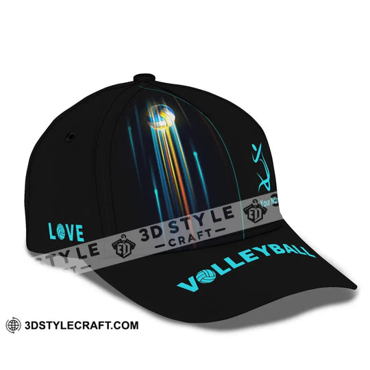 Unisex Cap, Personalized Volleyball Cap, Volleyball Classic Cap, Volleyball Hat, Gift for Volleyball Lovers style option 3