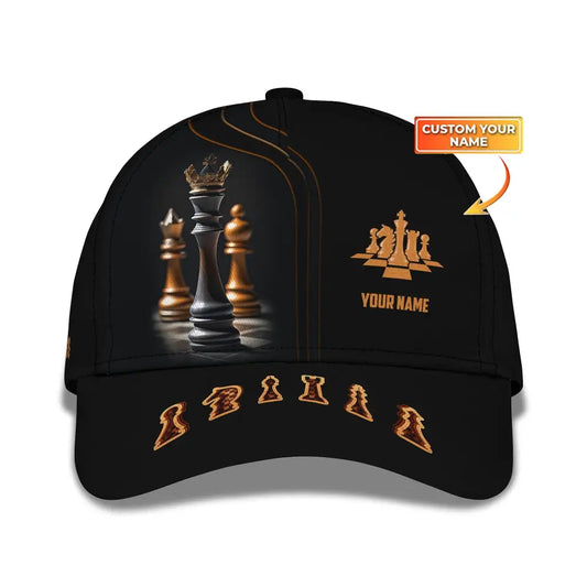 Unisex Chess Classic Cap Custom Hat Lover Gift T-Shirt