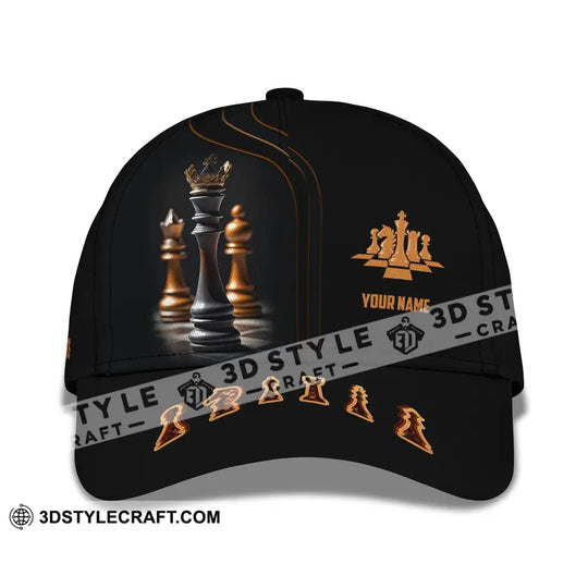 Unisex Chess Classic Cap, Custom Chess Hat, Chess Lover Gift style option 4