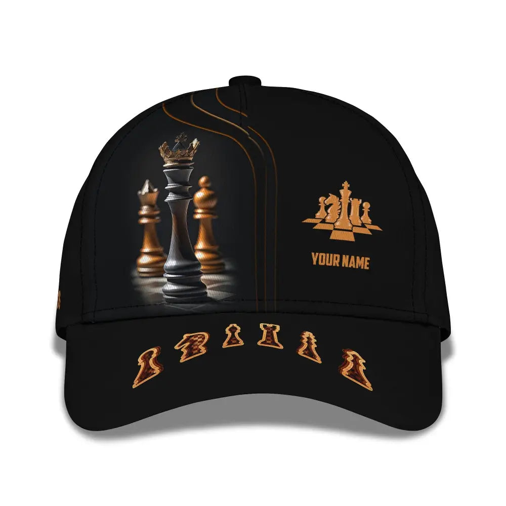 Unisex Chess Classic Cap Custom Hat Lover Gift T-Shirt