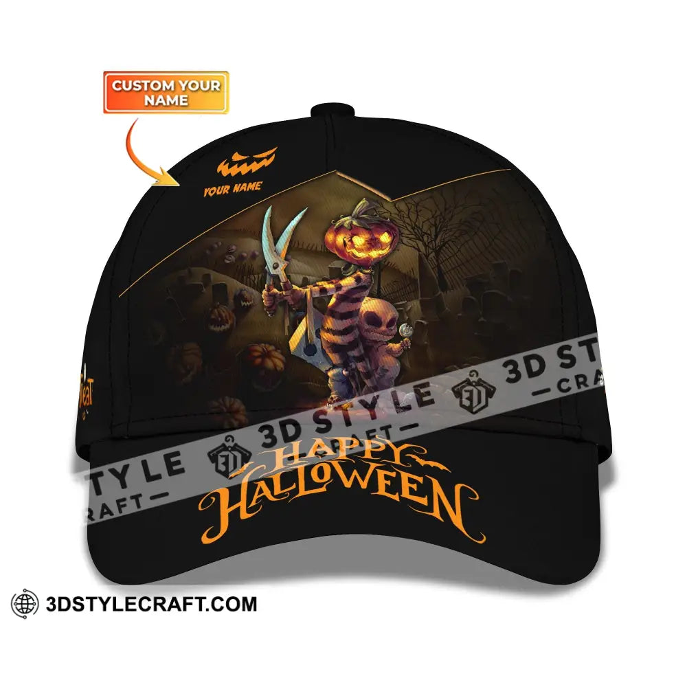 Unisex Classic Cap Custom Halloween Hat For T-Shirt