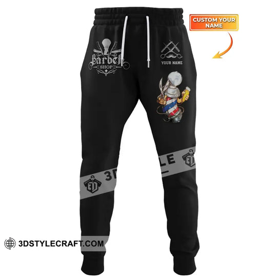 Unisex Clothing, Barber Jogger, Barber Sportwear, Jogger Pant For Men and Women style option 1