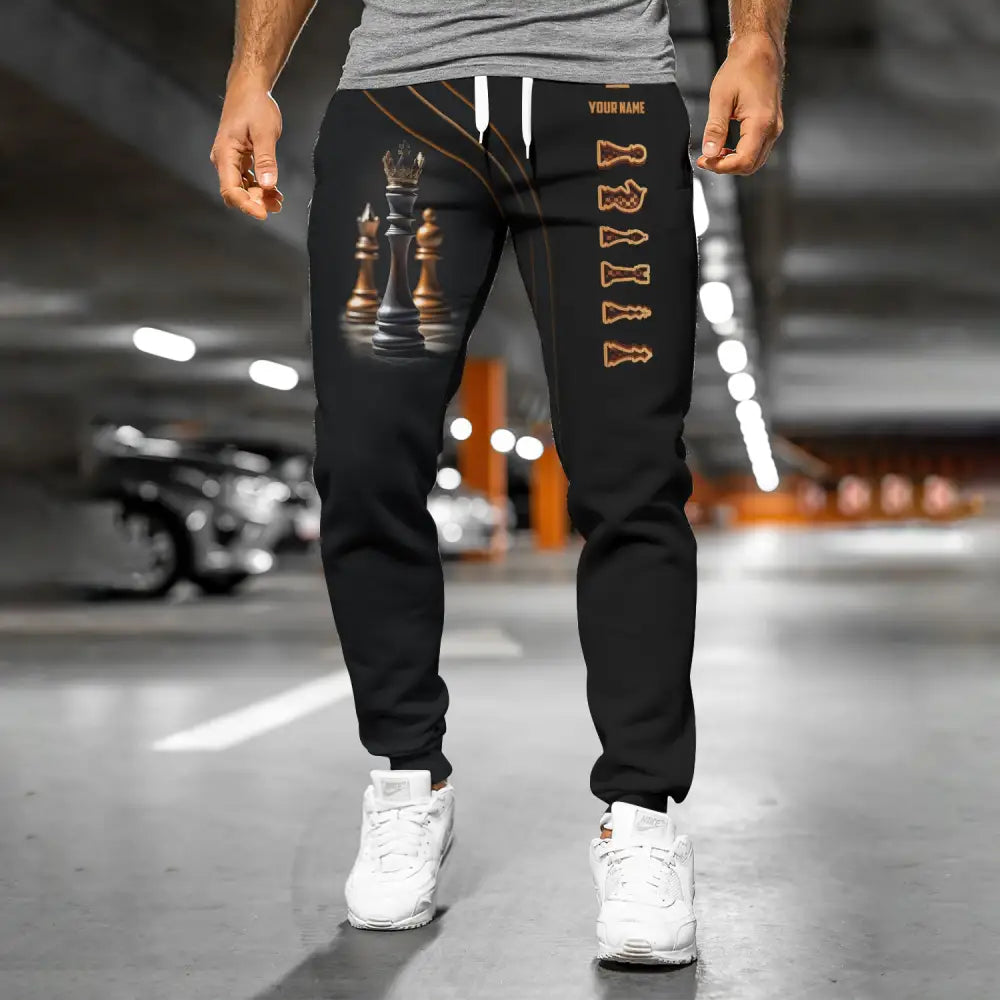 Unisex Clothing Chess Jogger Sportwear Pant For Lover Pants