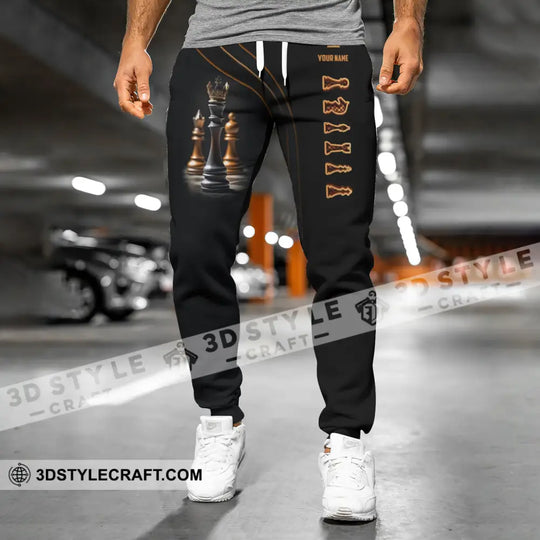 Unisex Clothing, Chess Jogger, Chess Sportwear, Jogger Pant For Chess Lover style option 2