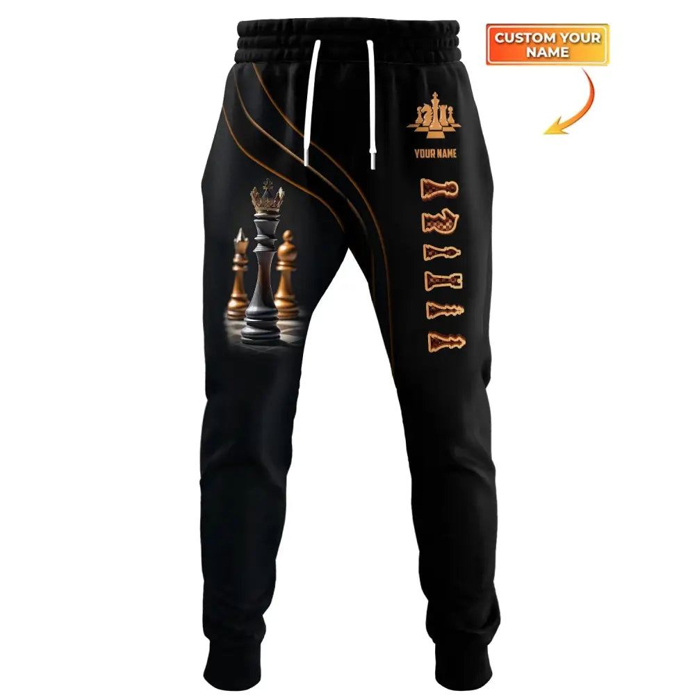 Unisex Clothing Chess Jogger Sportwear Pant For Lover Pants